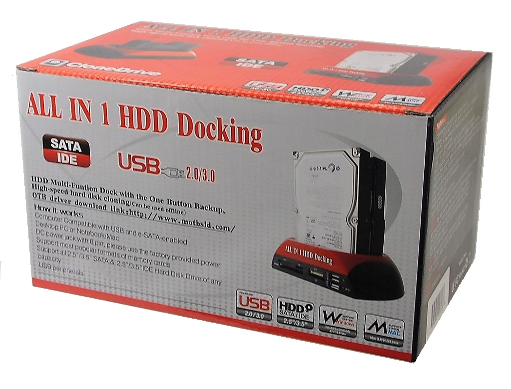 Triple SATA/IDE HDD Multi-Function Dock