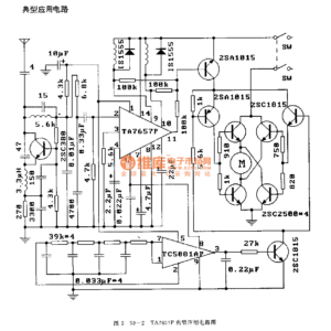Circuit intégré (IC) TA7657 à 14 contacts