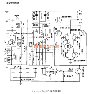 Circuit intégré (IC) TA7657 à 14 contacts