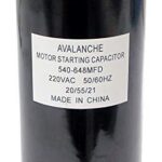 Condensateur pour moteur 220 VAC 540-648 uF