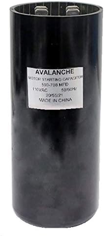 Condensateur pour moteur 125 VAC 590-708 uF