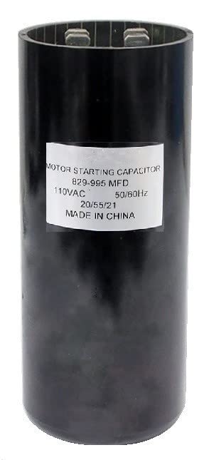 Condensateur pour moteur 125 VAC, 829-995 uF