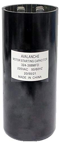 Condensateur pour moteur 220 VAC, 324-388 uF