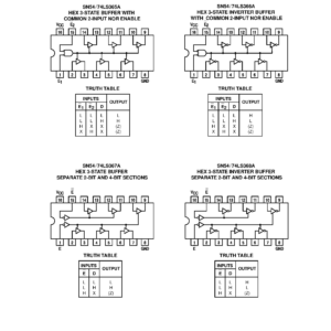 Circuit intégré (IC) 74LS368 à 16 contacts