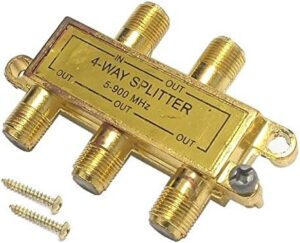 Diviseur de ligne coaxiale à 4 voies 5-900 Mhz