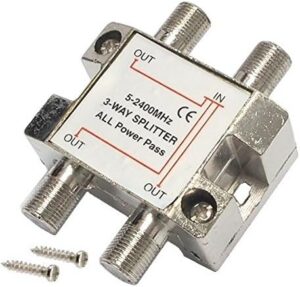 Diviseur de ligne coaxiale à 3 voies 5-2300 Mhz