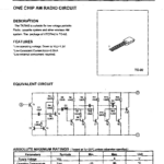 Circuit intégré (IC) TA7624 à 16 contacts
