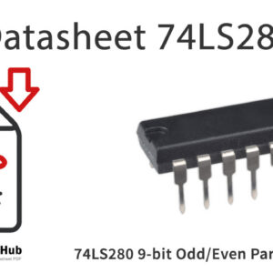 Circuit intégré (IC) 74LS280 à 14 contacts