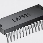 Circuit intégré (IC) LA7521 à 30 contacts