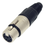 Connecteur Neutrik XLR femelle 6 contacts