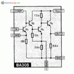 Circuit intégré (IC) BA308 à 7 contacts