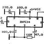 Circuit intégré (IC) BA546 à 9 contacts