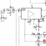 Circuit intégré (IC) TA7136 à 7 contacts
