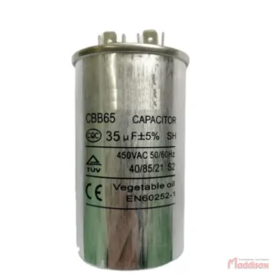 Condensateur pour thermopompe 450 VAC, 5+80 uF