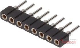 Connecteur Header 0.100" à 8 contacts pour PCB