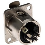 Connecteur Neutrik XLR femelle châssis 6 contacts