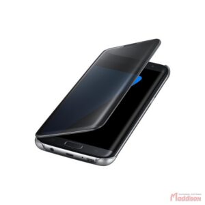 Étui à rabat noir pour Samsung Galaxy S7 Edge