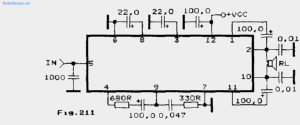 Circuit intégré (IC) TA7676 à 24 contacts