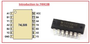 Circuit intégré (IC) 74HC08 à 14 contacts