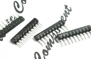 Ensemble de 9 résistances SIP 2200 Ohms