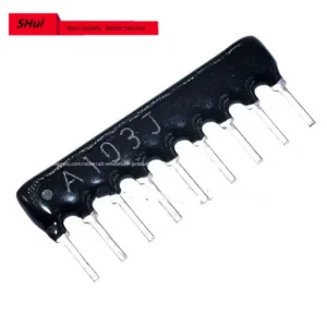 Ensemble de 8 résistances SIP 4700 Ohms
