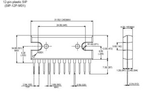 Ensemble de 5 résistances SIP 560 Ohms