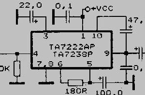 Circuit intégré (IC) TA7654 à 14 contacts
