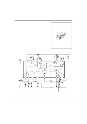 Circuit intégré (IC) TA7641 à 16 contacts