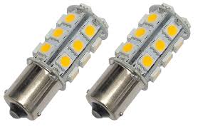 LUMIÈRE AU DEL POUR AUTO BLANC 12 V  BA15S 1156