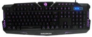 Clavier de jeu français 114 touches avec DEL
