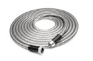 Boyau d'arrosage en acier inoxydable 25'