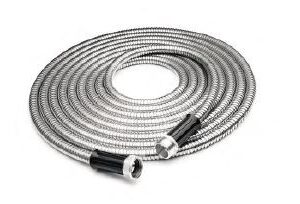 Boyau d'arrosage en acier inoxydable 25'