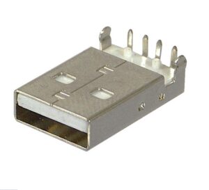 Connecteur USB mâle type A châssis à souder