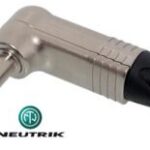 Connecteur Neutrik 1/4" mâle mono à 90 degrés