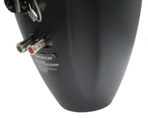 Haut-parleur marin montage sur rail noir de 6,5'' – Image 3