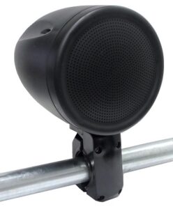 Haut-parleur marin montage sur rail noir de 6,5'' – Image 4