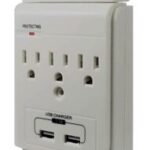 Multiprise électrique avec 2 ports USB