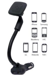 Support magnétique pour téléphone / tablette 3.4A