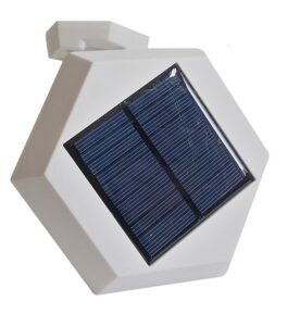 Lampe solaire murale aux DELs imitation flamme – Image 3
