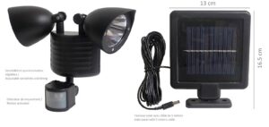 Lampe solaire avec détecteur de mouvement – Image 2