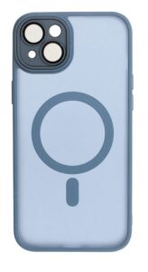 Étui rigide pour iPhone14 Plus coque bleue