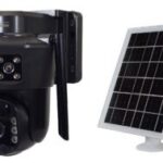 Caméra Wi-Fi IP avec panneau solaire 4 MP