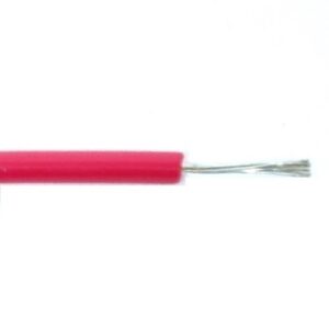 Fil 1 conducteur 24 AWG multibrins rouge