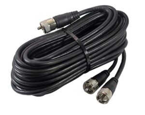 Câble de raccordement RG-58 double de 18 pieds