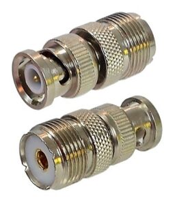 Adaptateur PL-259 (UHF) femelle à BNC mâle