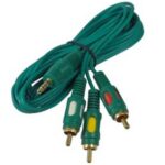 Câble "Y"  3.5 mm (4 contacts) à 3 x RCA mâle -6'