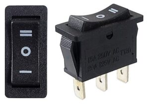 Interrupteur ON-OFF-ON S.P.D.T. 125/250V