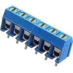 Bornier à vis à 6 contacts 300V 16 ampères 5 mm