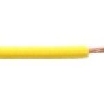 Fil 1 conducteur 20 AWG multibrins jaune