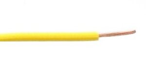 Fil 1 conducteur 20 AWG multibrins jaune